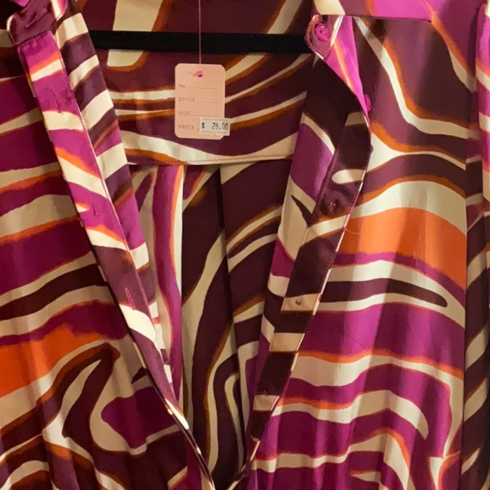 Luxxel Purple and Orange Dress - Picture 6 of 12